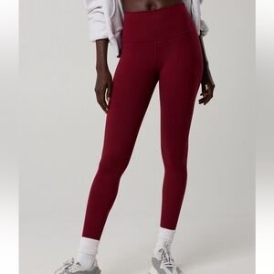 Offline by Aerie real me xtra deep cherry 🍒 leggings. Medium 7/8 length